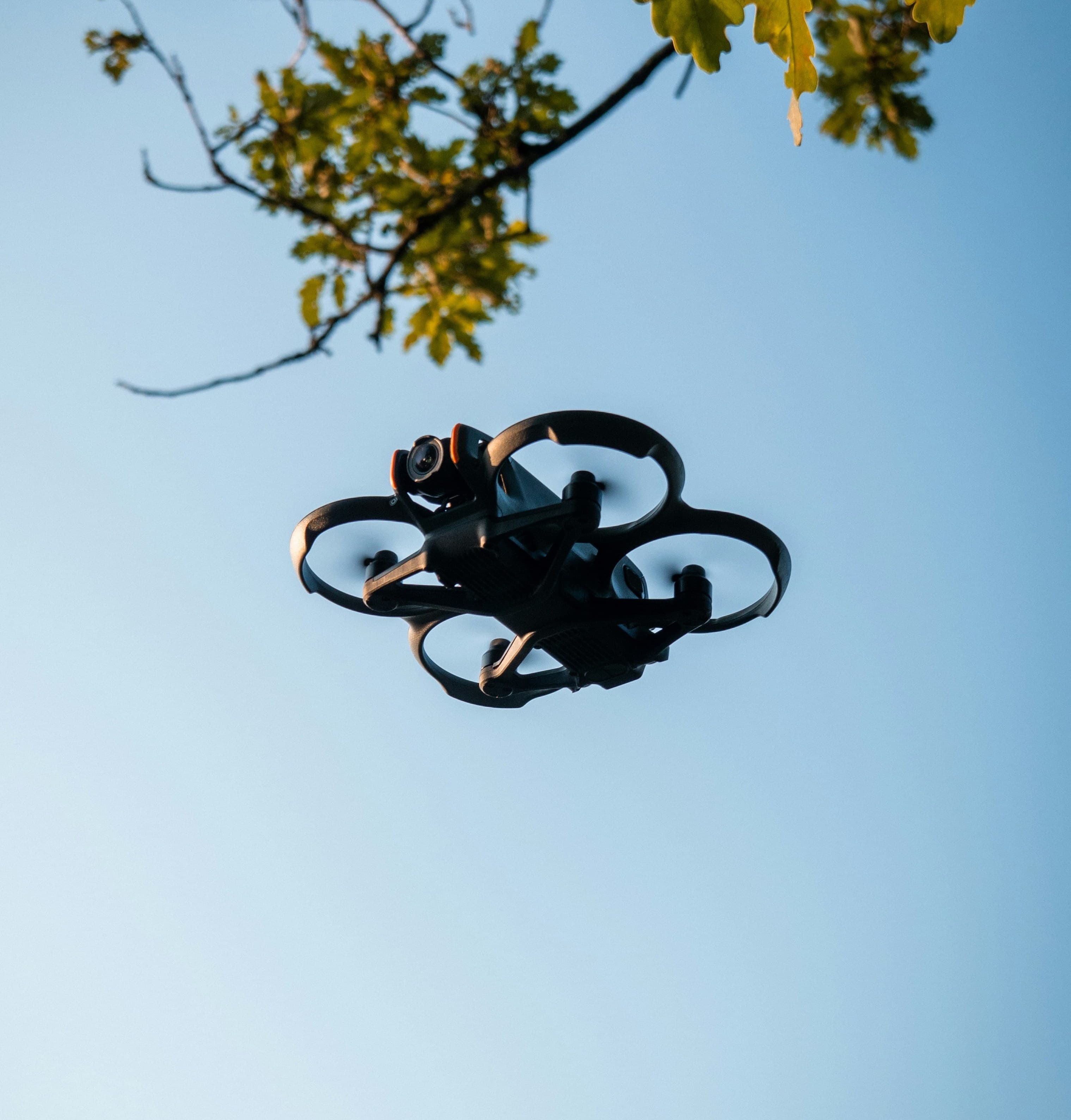 Professional drone cinematography equipment and aerial filming setup